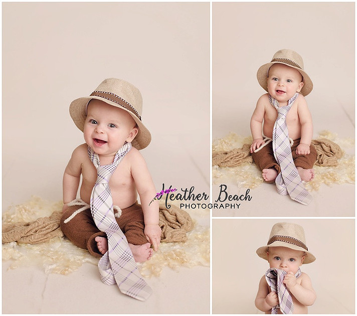 6 month boy studio photo session