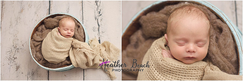 newborn photos, bucket, Madison baby photographer, Sun Prairie newborn photographer