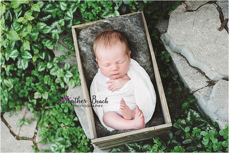 Sun Prairie newborn photographer, Sun Prairie baby photographer, outdoor newborn photography, basket, wagon