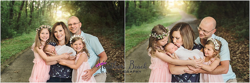 Sun Prairie newborn photographer, Sun Prairie baby photographer, outdoor newborn photography, Sun Prairie family photographer, siblings with newborn, siblings