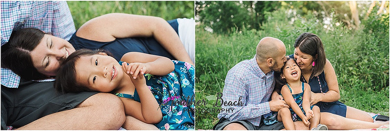 Sun Prairie family photographer, Madison family photographer, outdoor photography, sunset photography, family of 3, bridge, stones