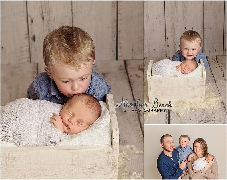 siblings, brothers, family with newborn, Sun Prairie newborn photographer, Sun Prairie portrait photographer,  newborn boy, studio photography