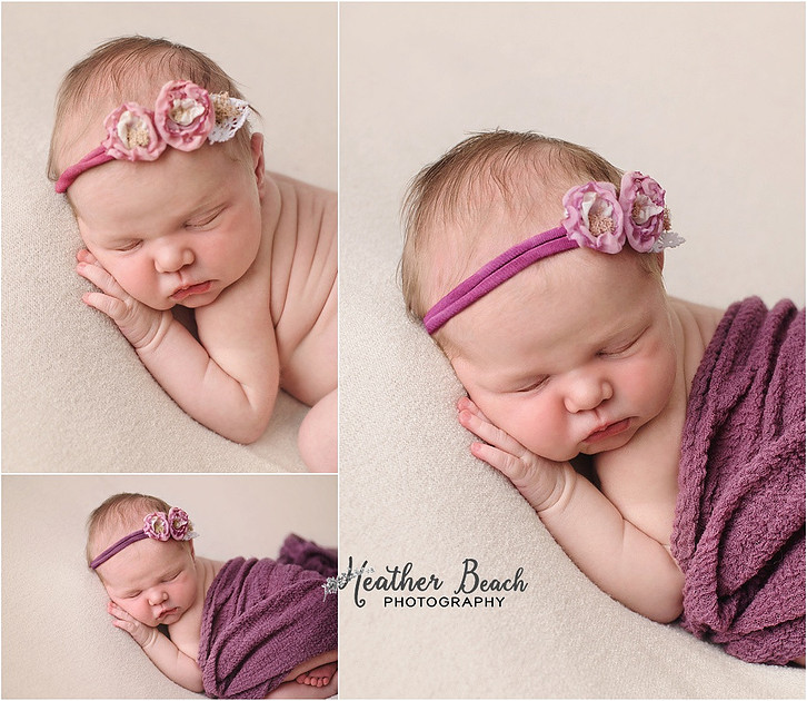 Baby girl, three girls, sisters, newborn with family, Sun Prairie newborn photographer, newborn photography, Sun Prairie portrait photographer, Madison newborn photographer, baby in pink