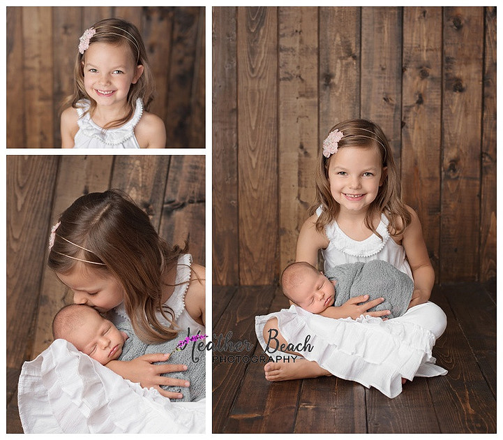 newborn and sibling portraits